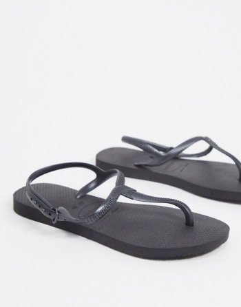 Havaianas Twist Flat Crne - Ženske Sandale | 21897BCPV